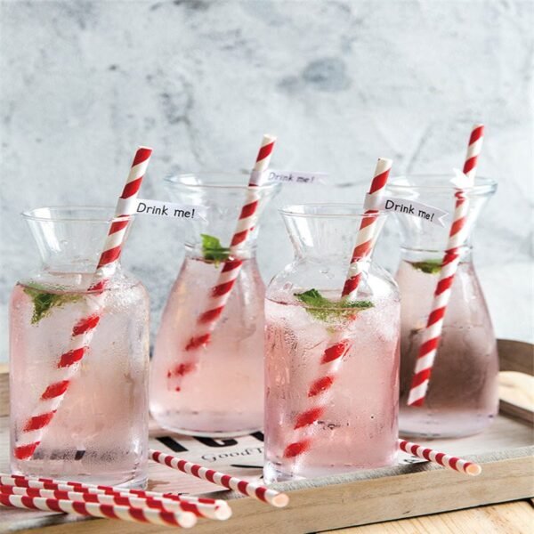 200 Pack Multi-Color Biodegradable Paper Straws - Image 4