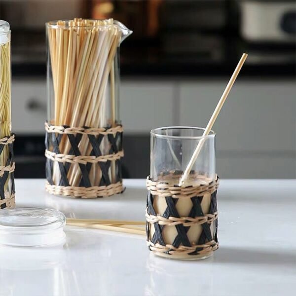 100% Composable Natural Wheat Drinking Straws - Image 2